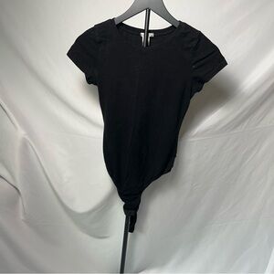Bozzolo Black Short Sleeve Bodysuit